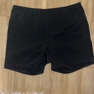 Black biker shorts